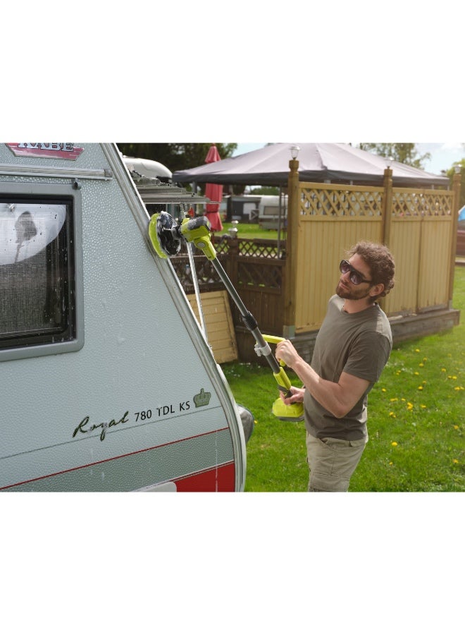 RYOBI Tools ONE+ Telescopic Power Scrubber with 1.4m pole - Image 2